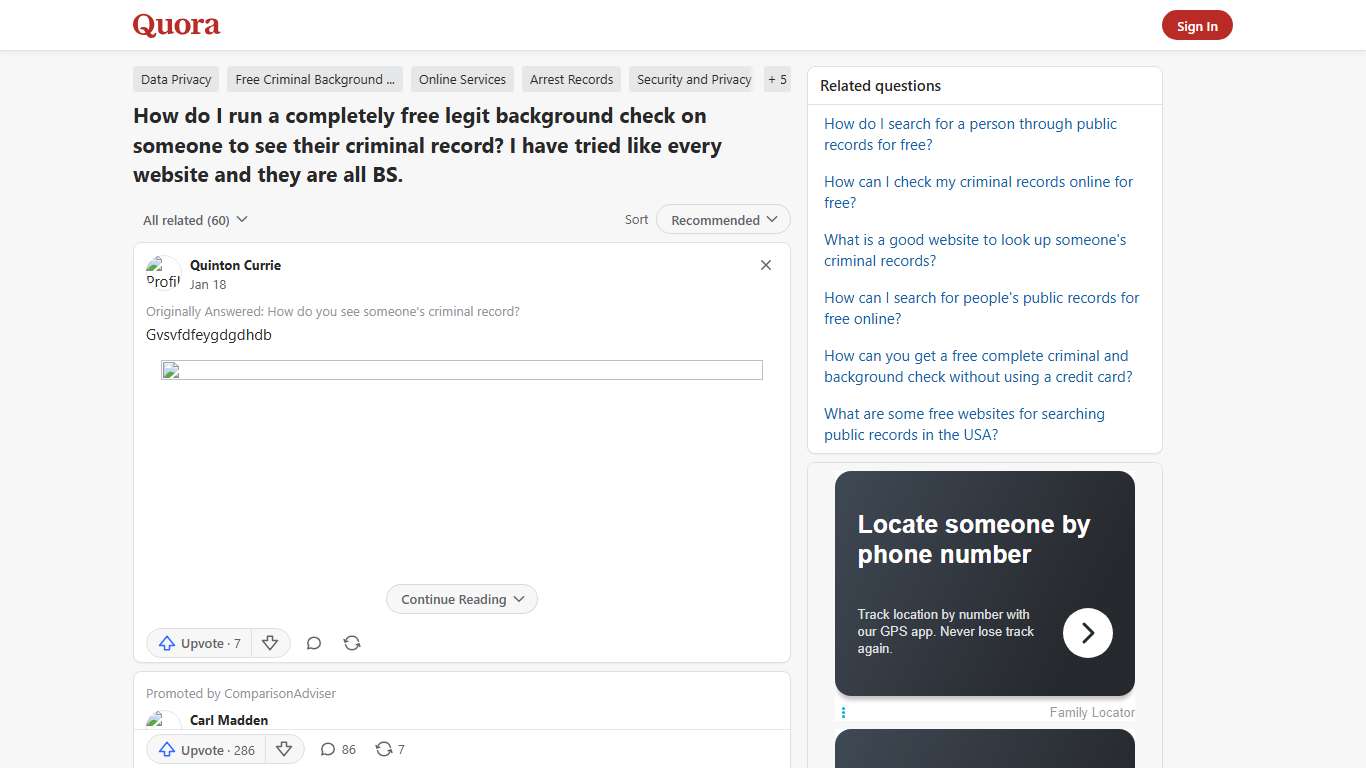 How to run a completely free legit background check on someone to see their criminal record - Quora